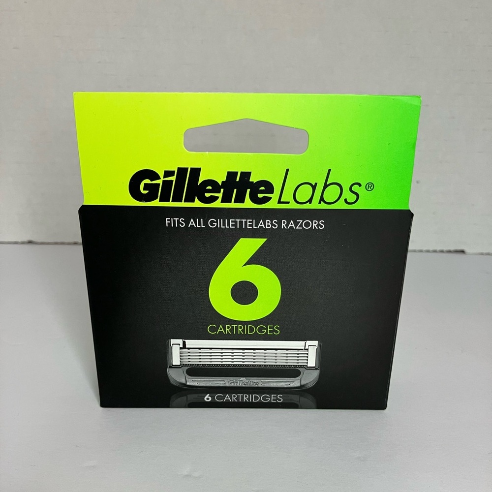 NEW Gillette Labs Mens Razor Refill Blades 6~Blades Fits all GilletteLabs razors